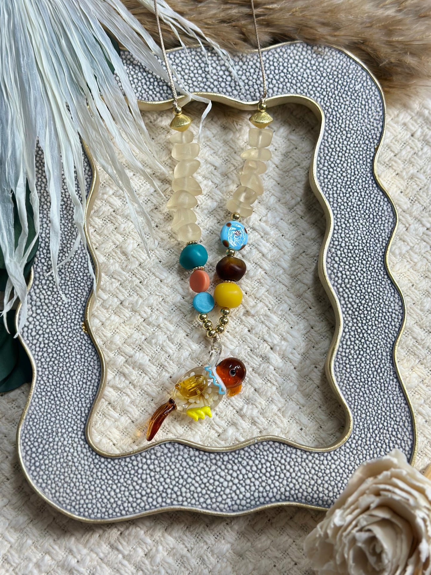 Candy Parrot necklace