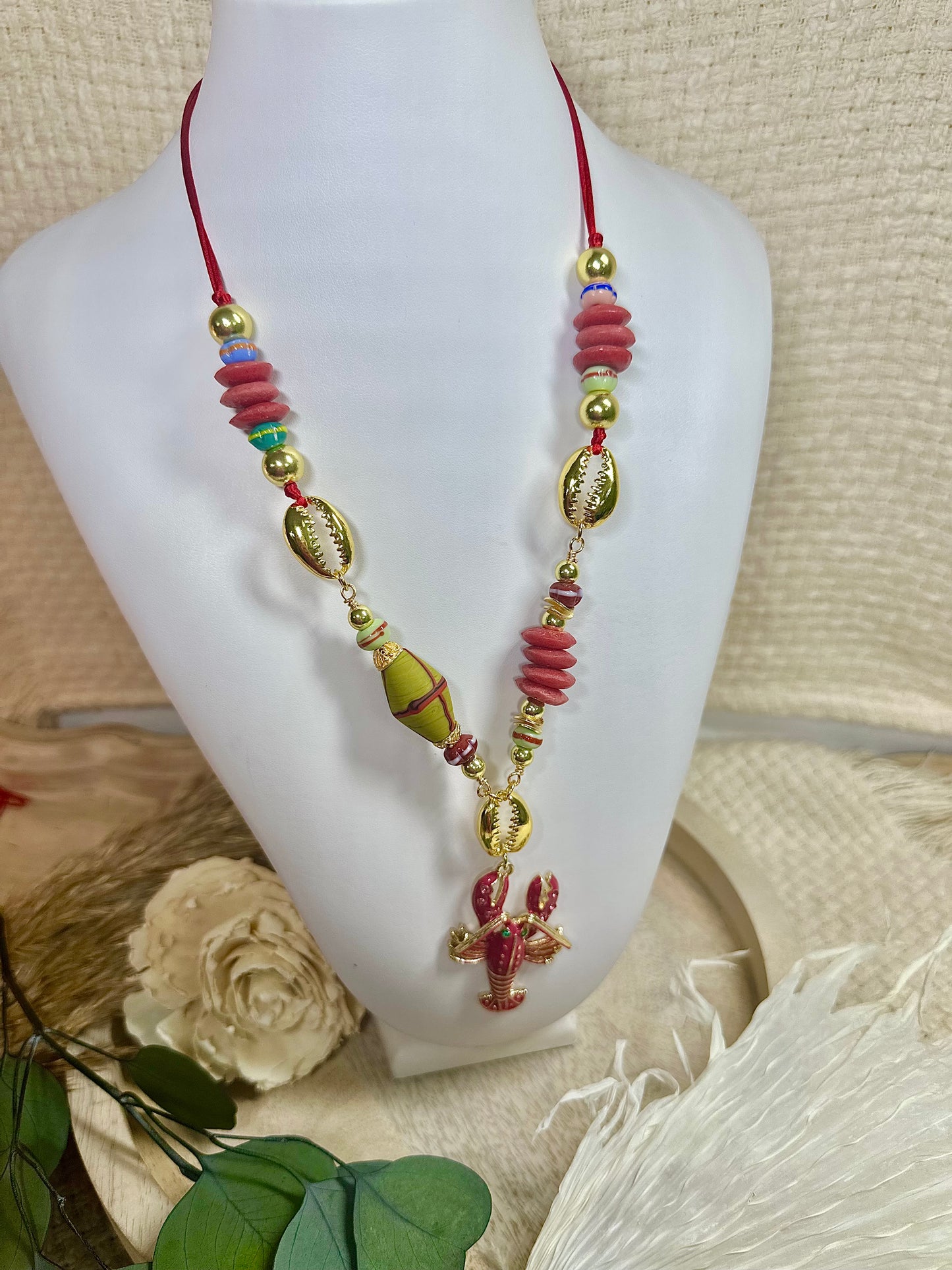 Candy lobster necklace