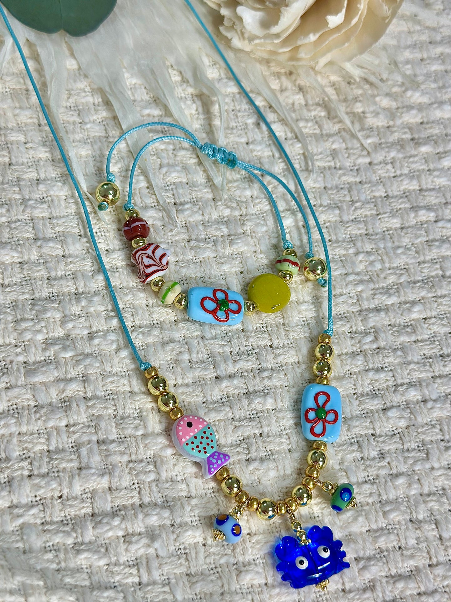 Candy cube crab necklace (only necklace)