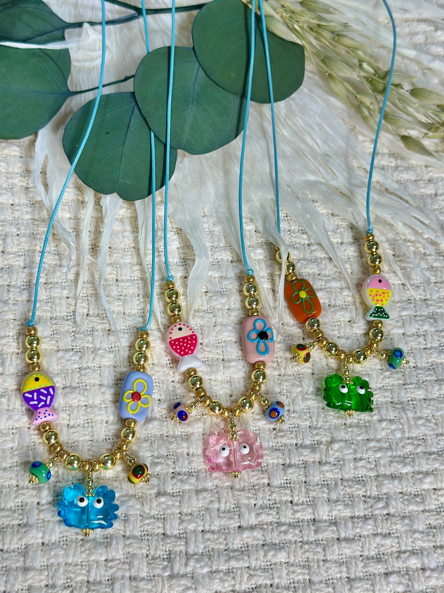 Candy cube crab necklace (only necklace)