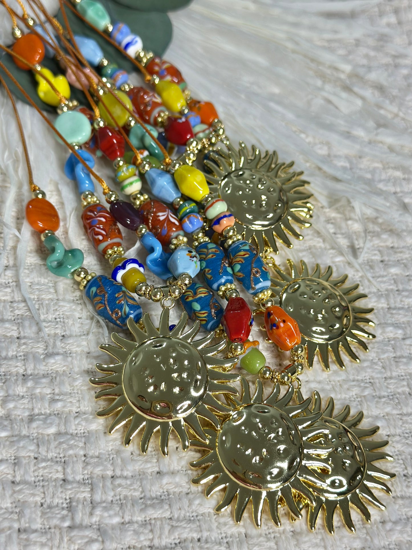 Colorines Sun necklace