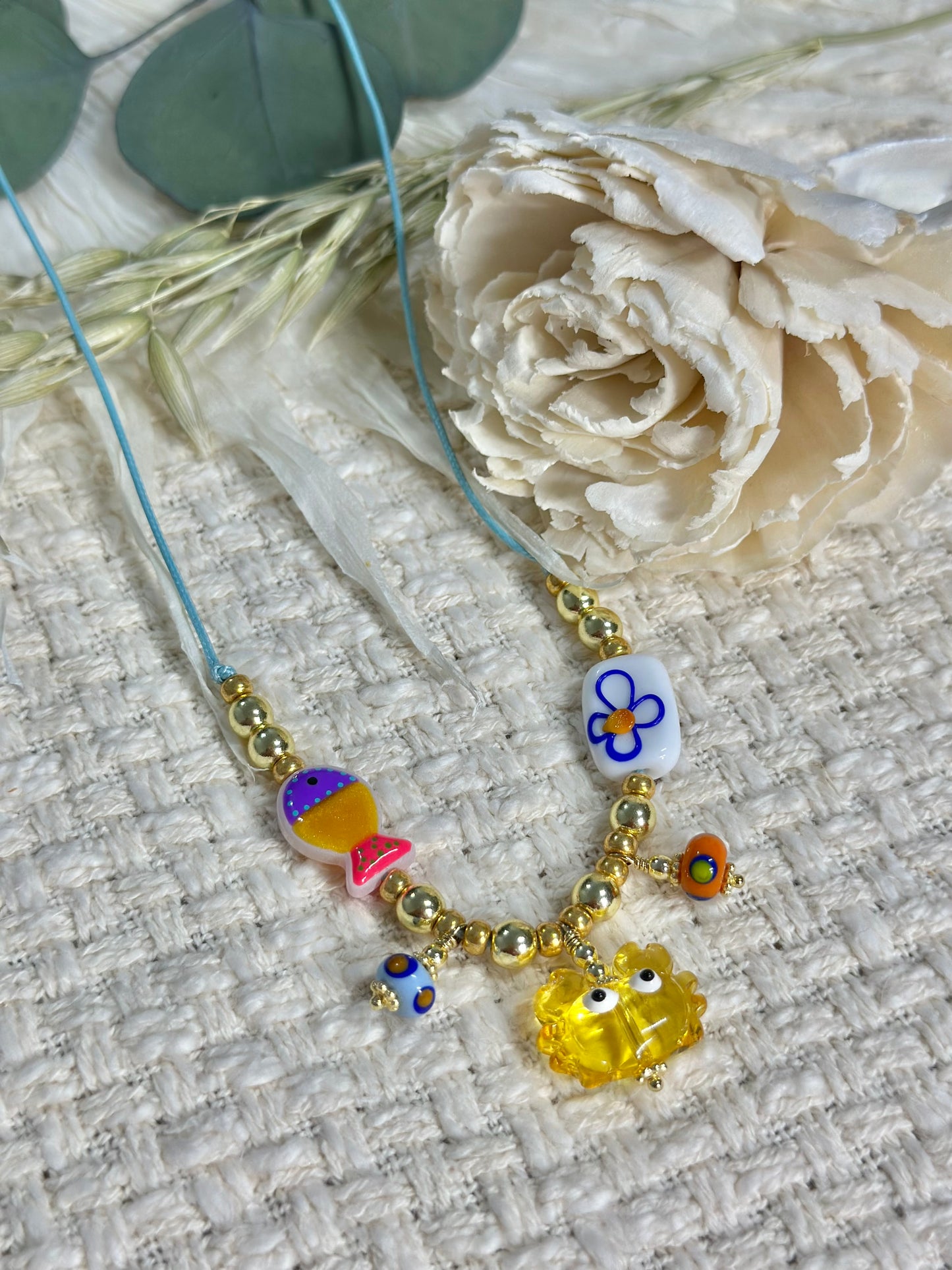 Candy cube crab necklace (only necklace)