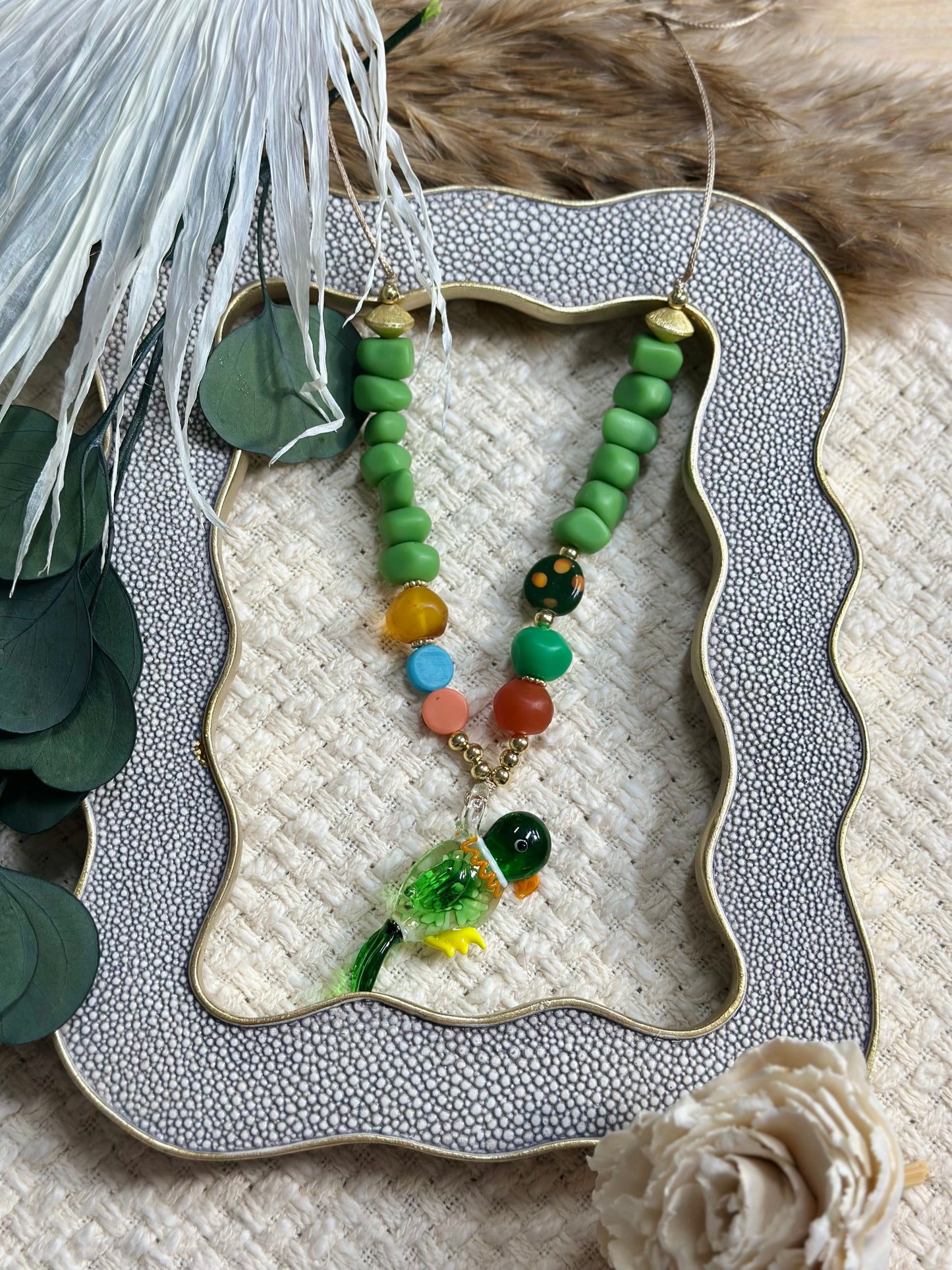 Candy Parrot necklace