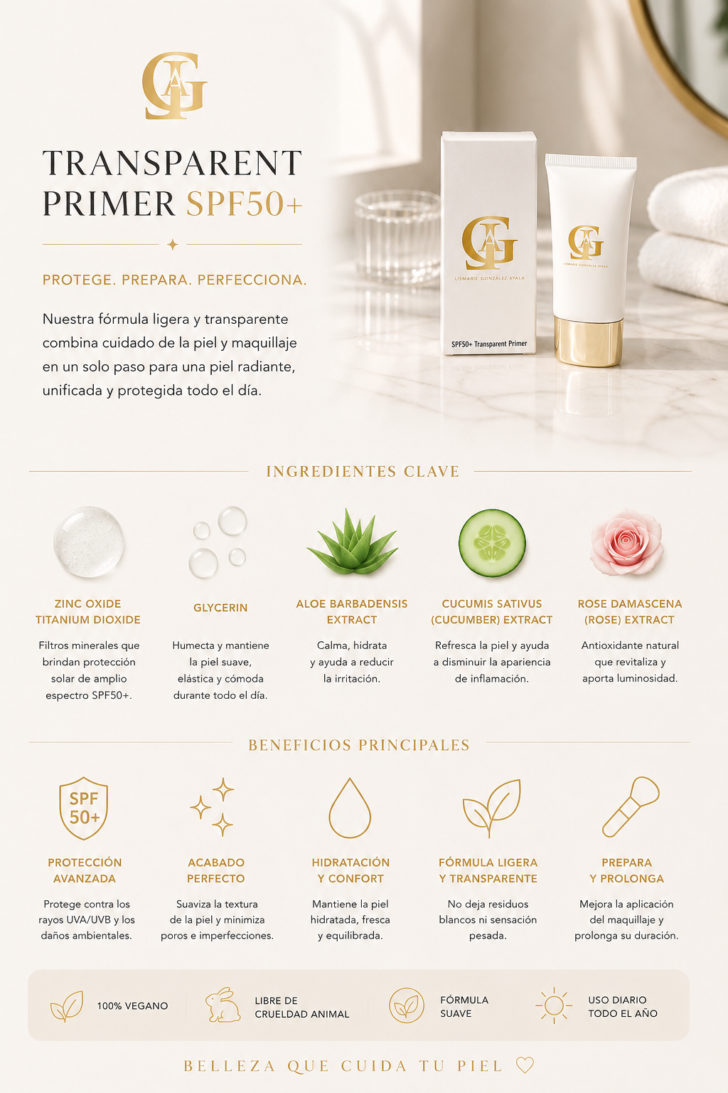 Primer con SPF 50 LGA