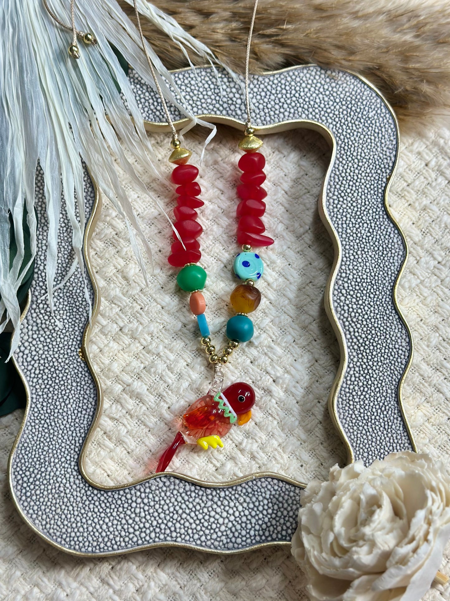 Candy Parrot necklace