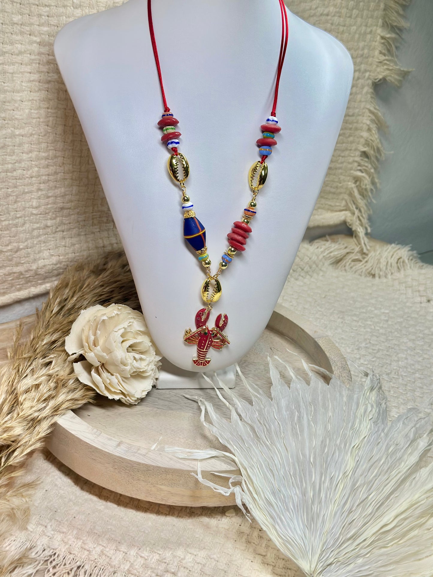 Candy lobster necklace