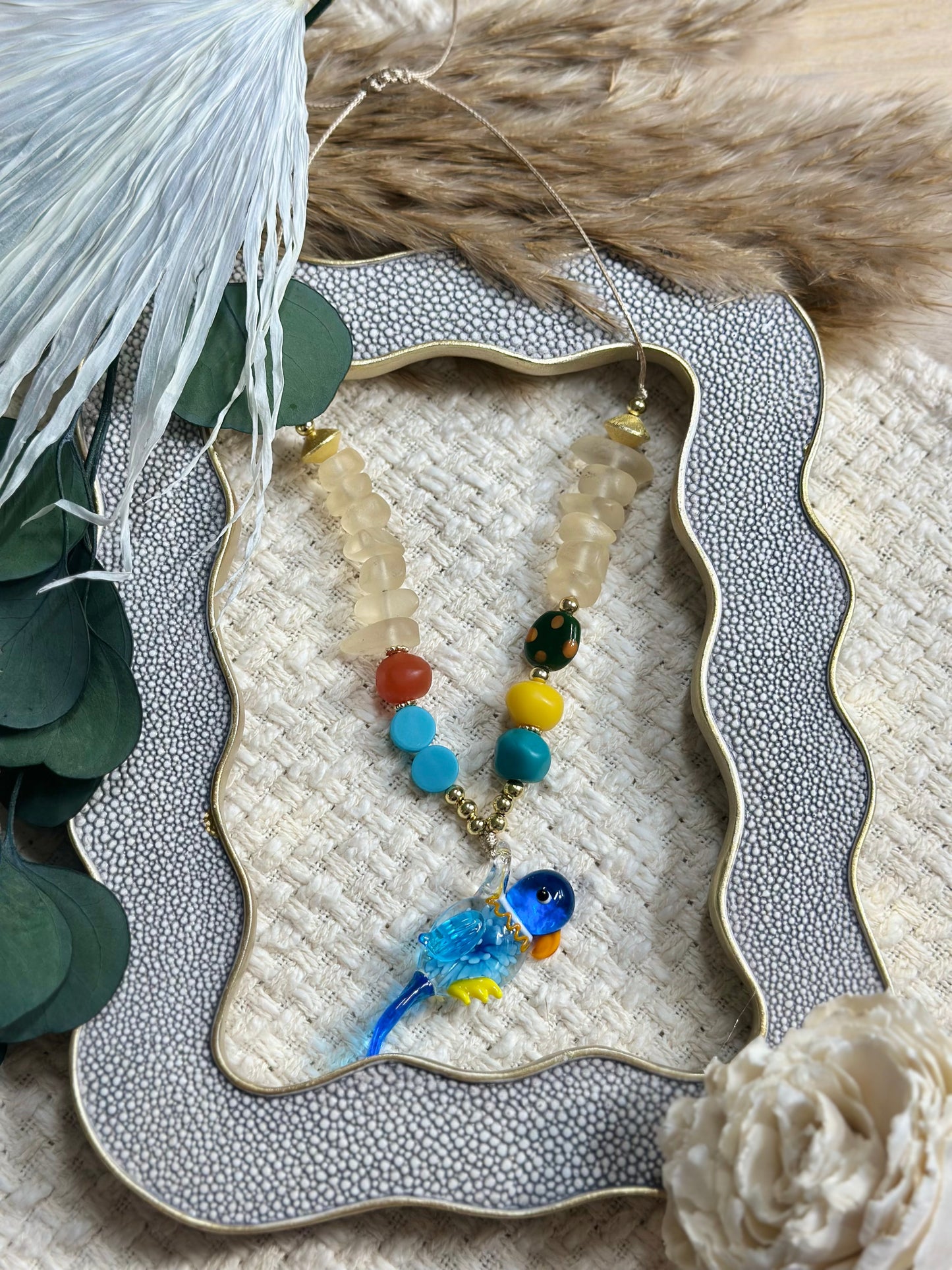 Candy Parrot necklace
