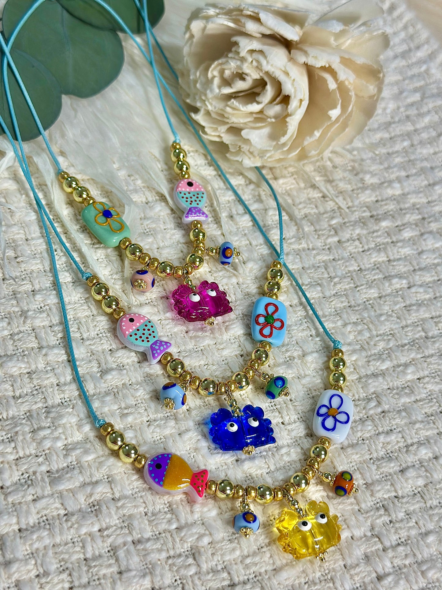 Candy cube crab necklace (only necklace)