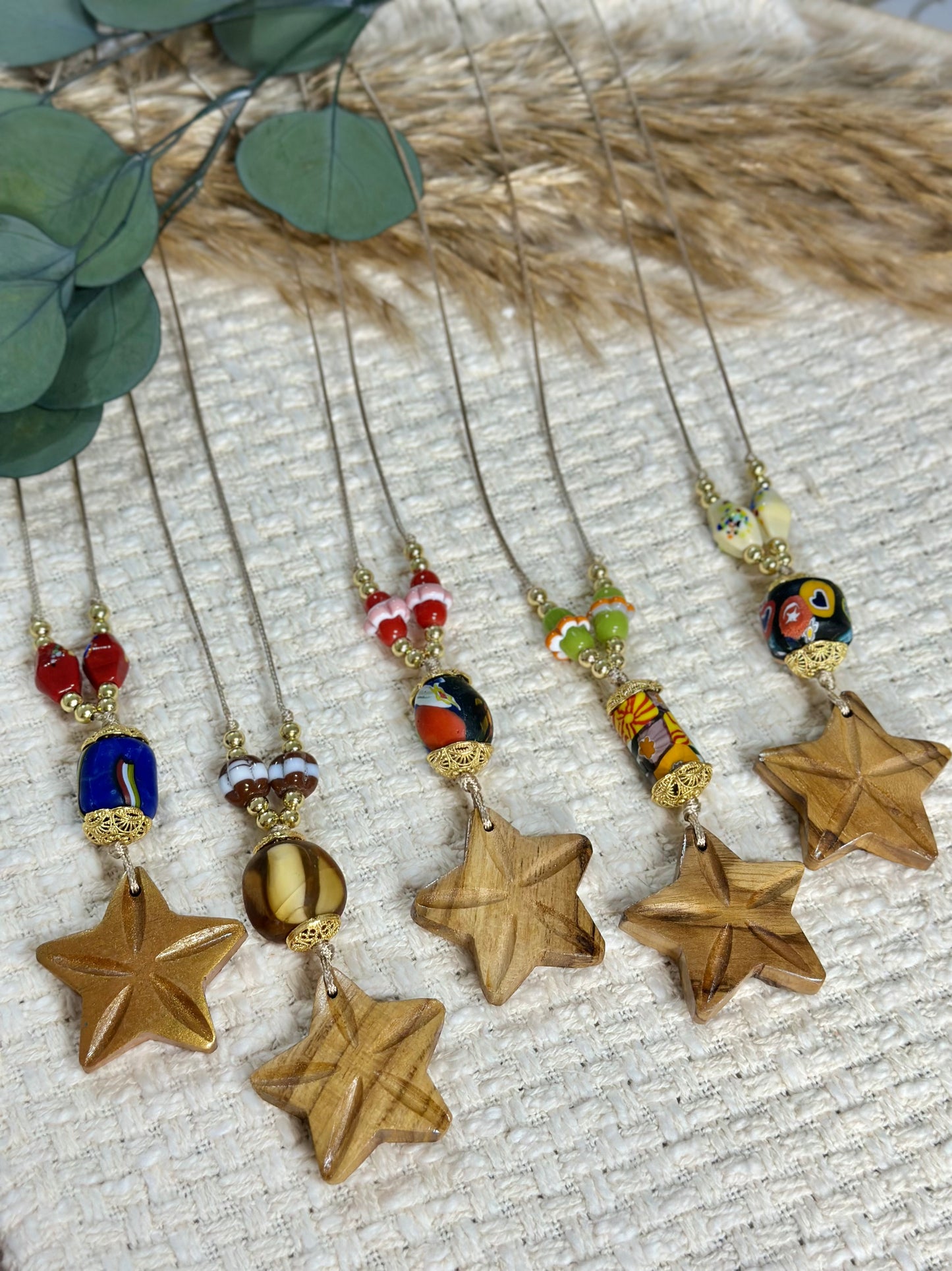 Woody star necklace (RESTOCK)