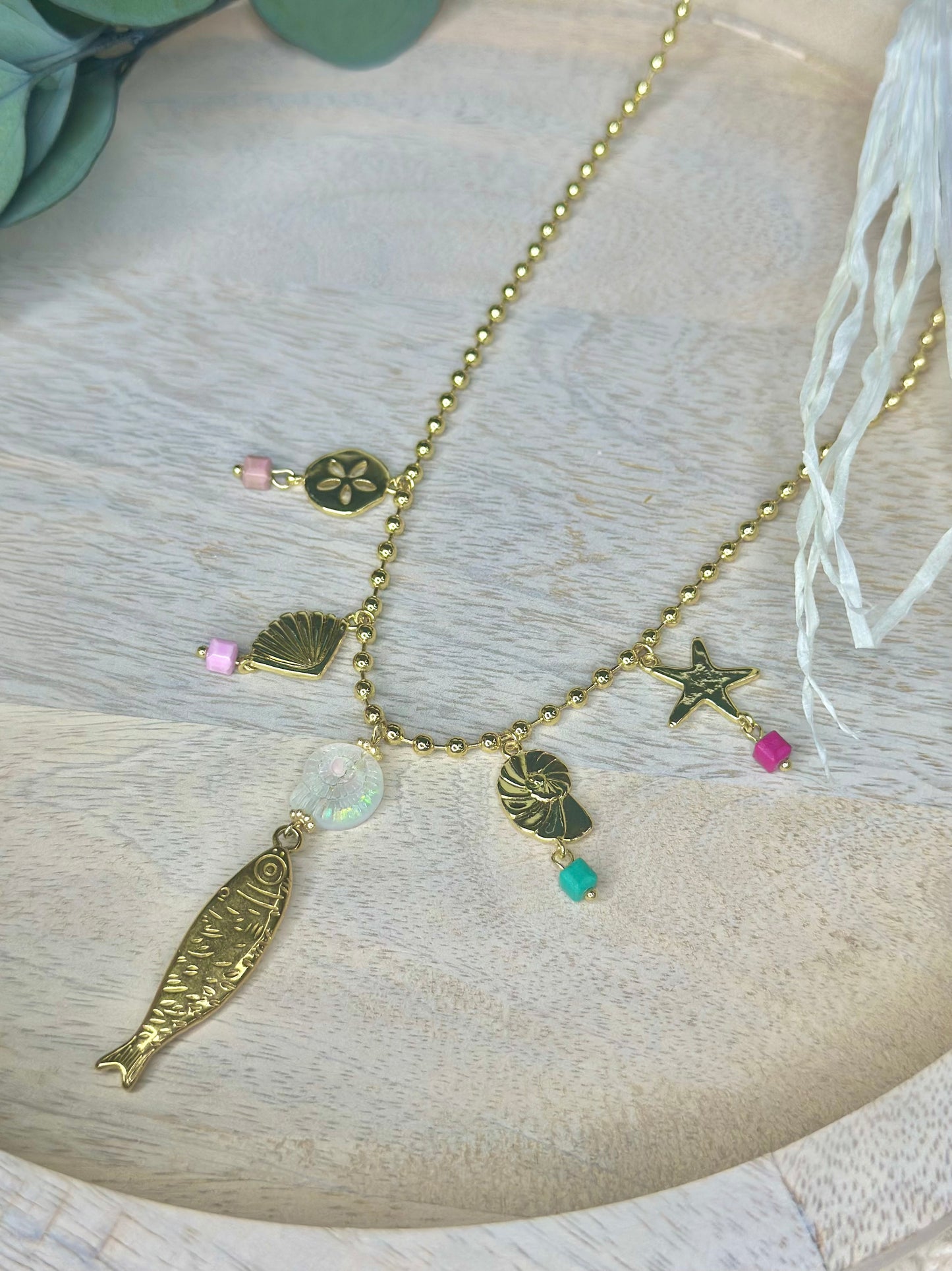 Ocean splash necklace