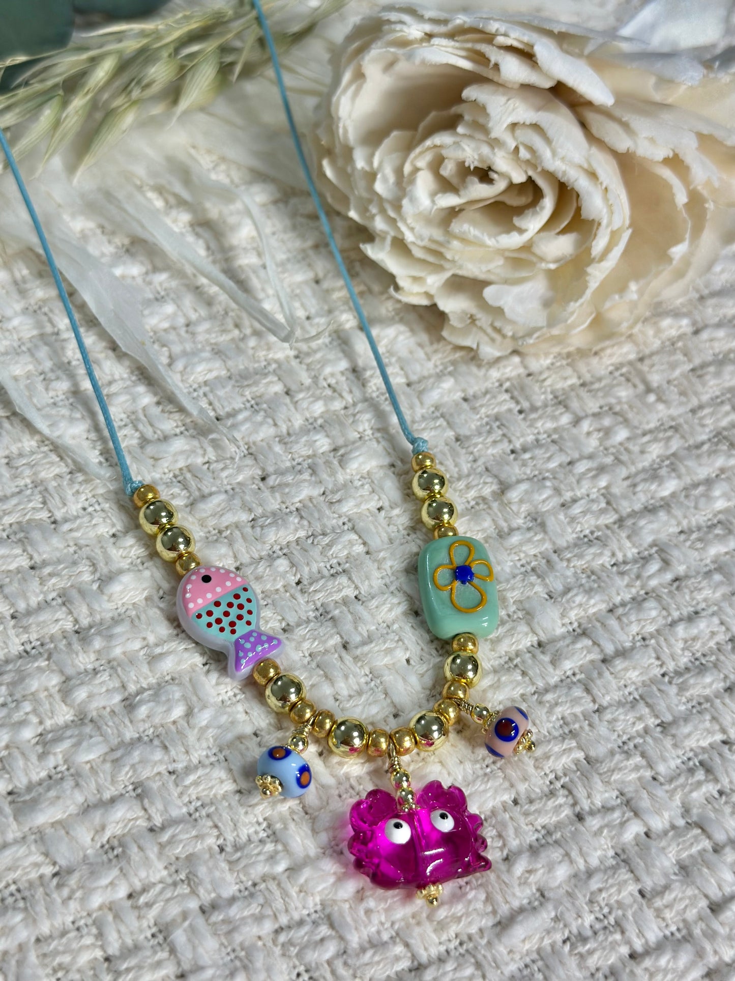 Candy cube crab necklace (only necklace)