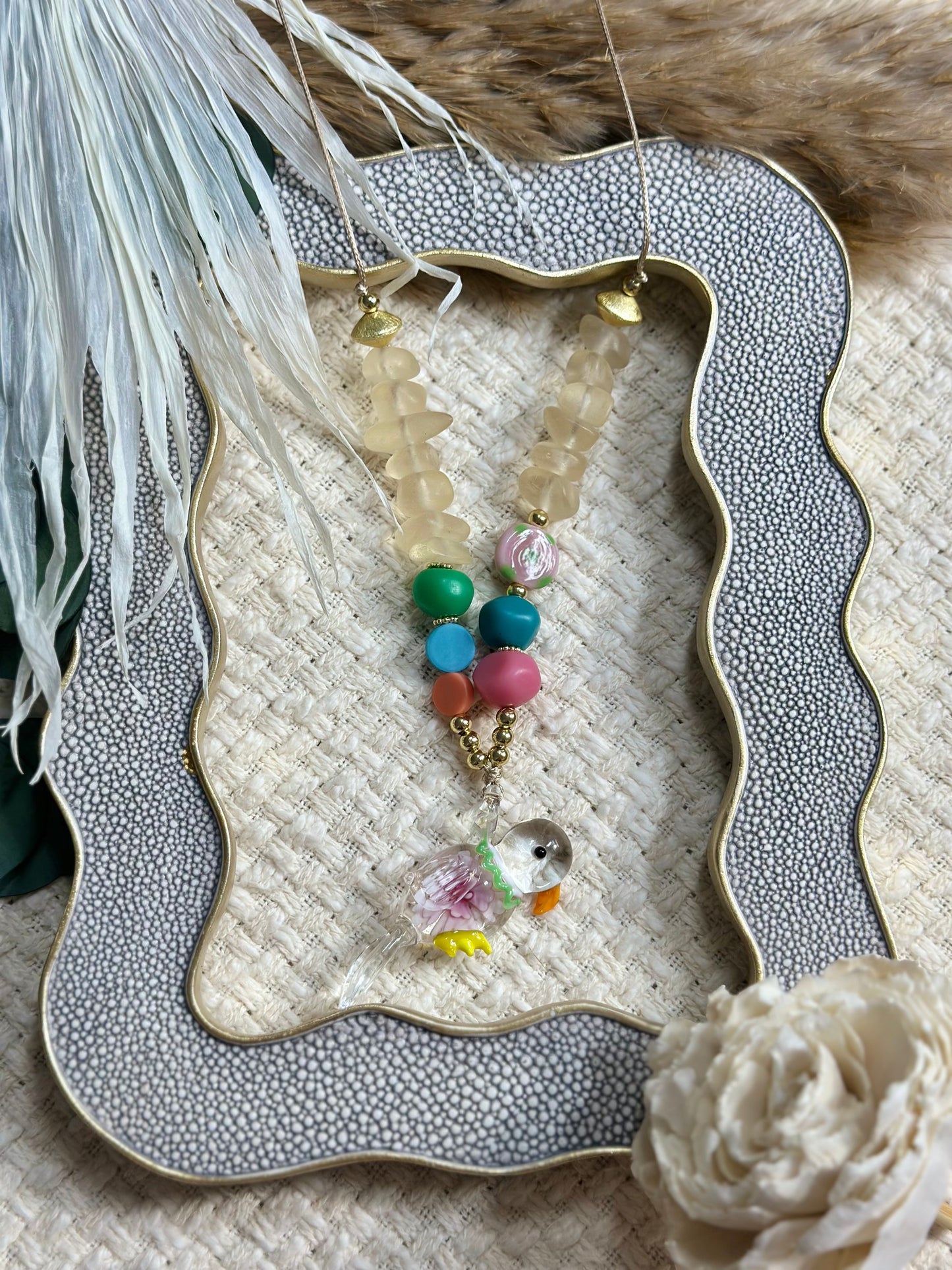 Candy Parrot necklace