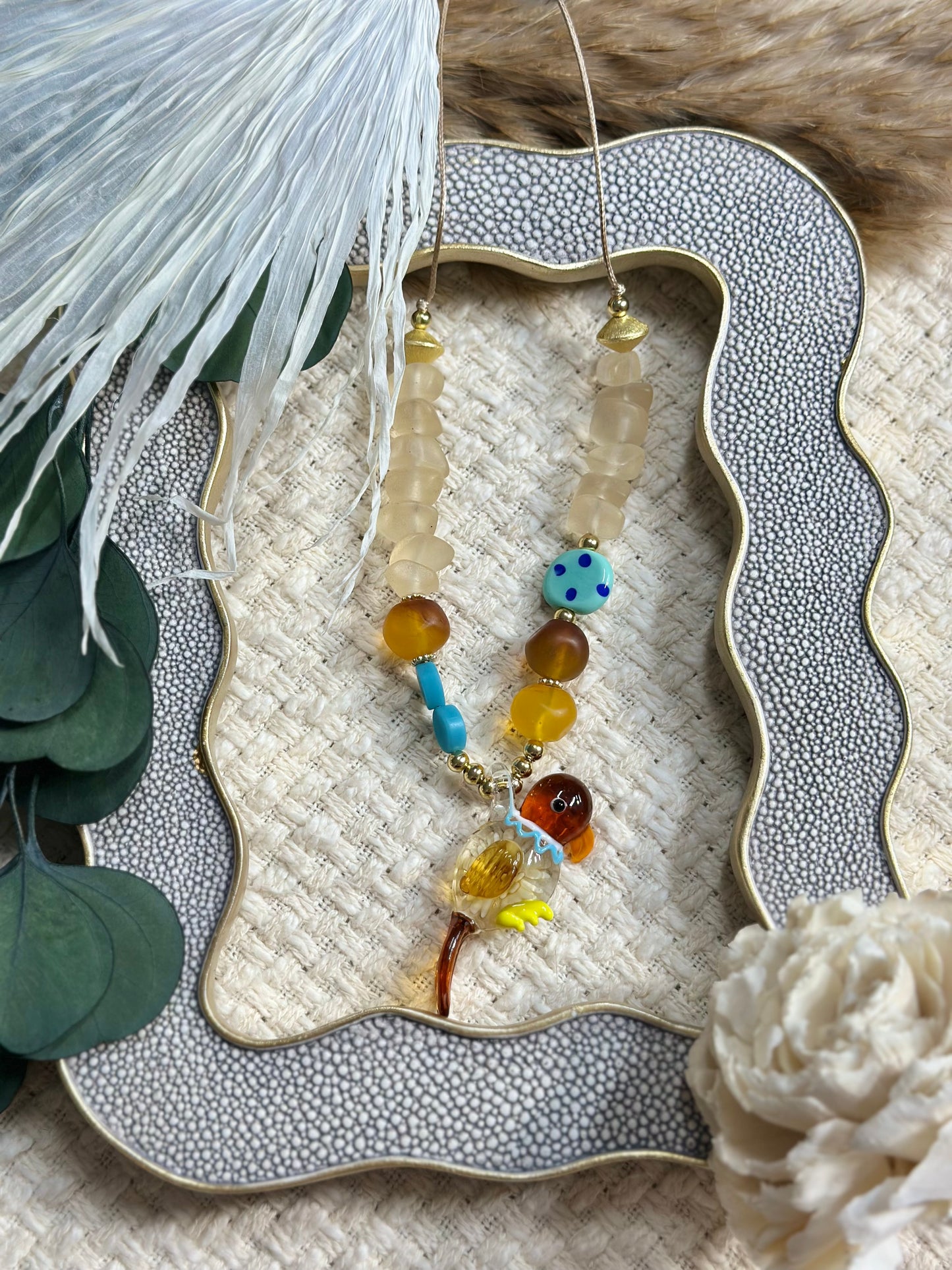 Candy Parrot necklace