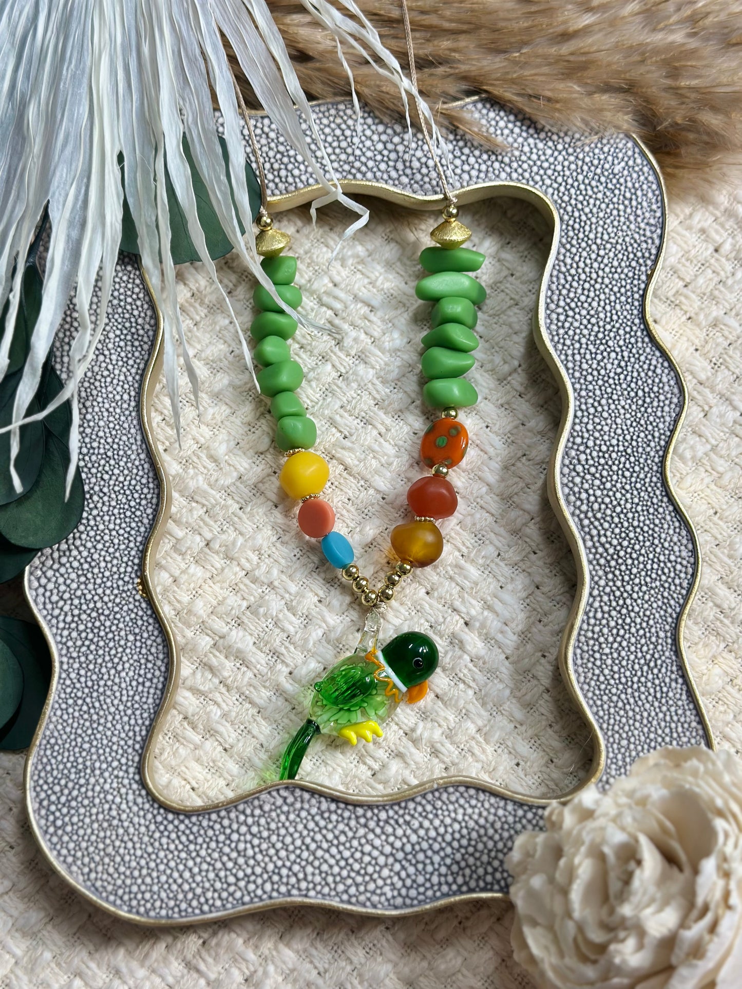 Candy Parrot necklace