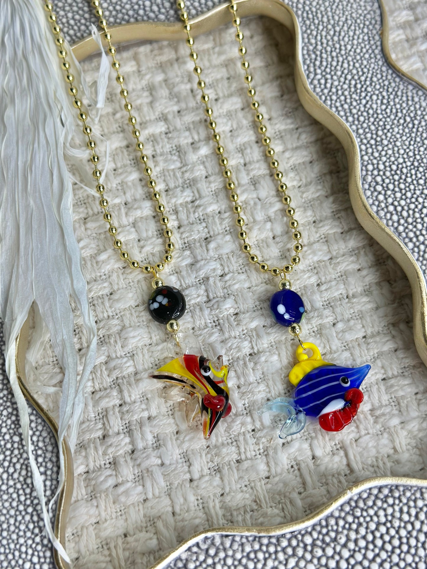 Glup Glup fish necklace
