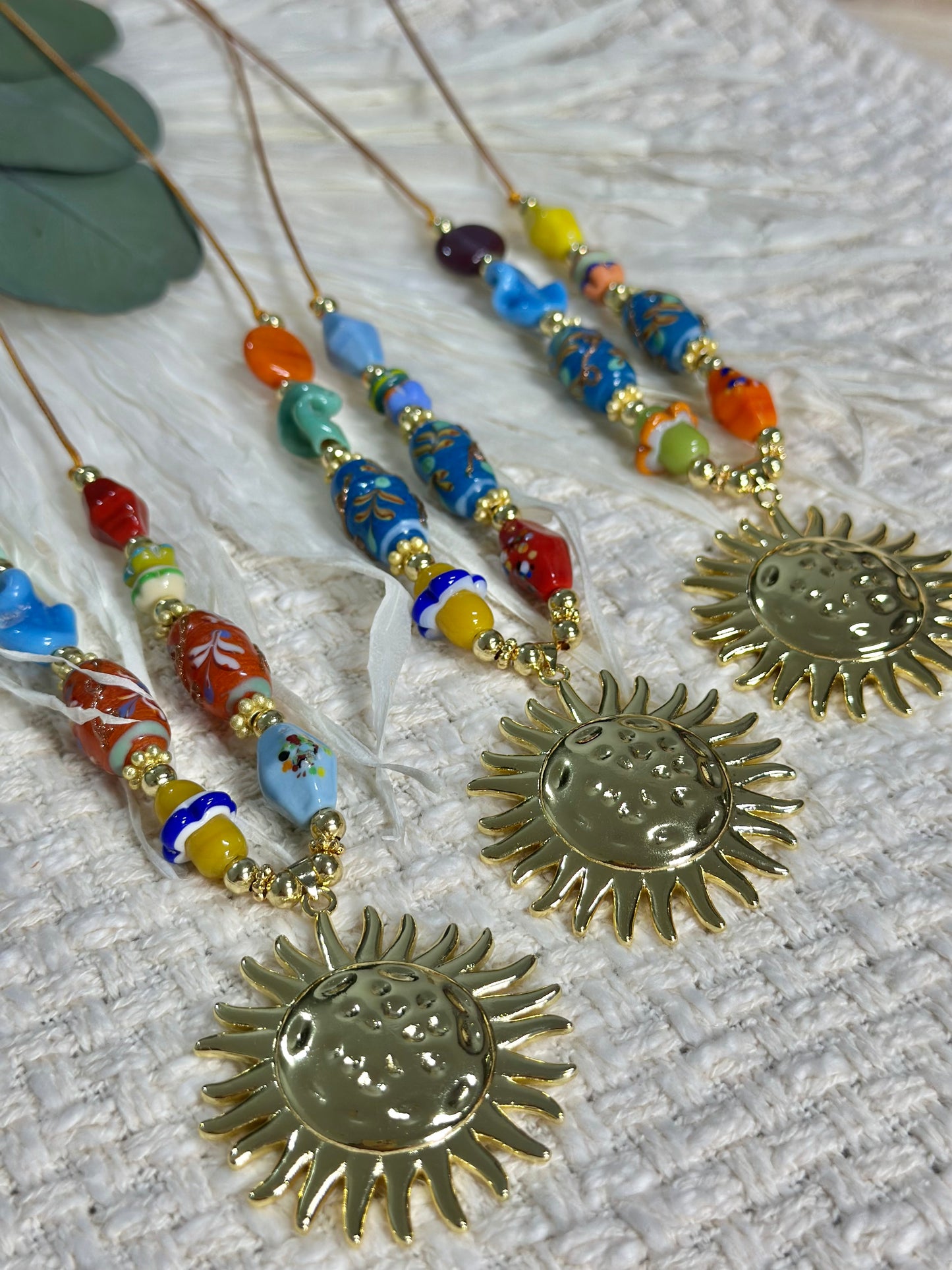 Colorines Sun necklace