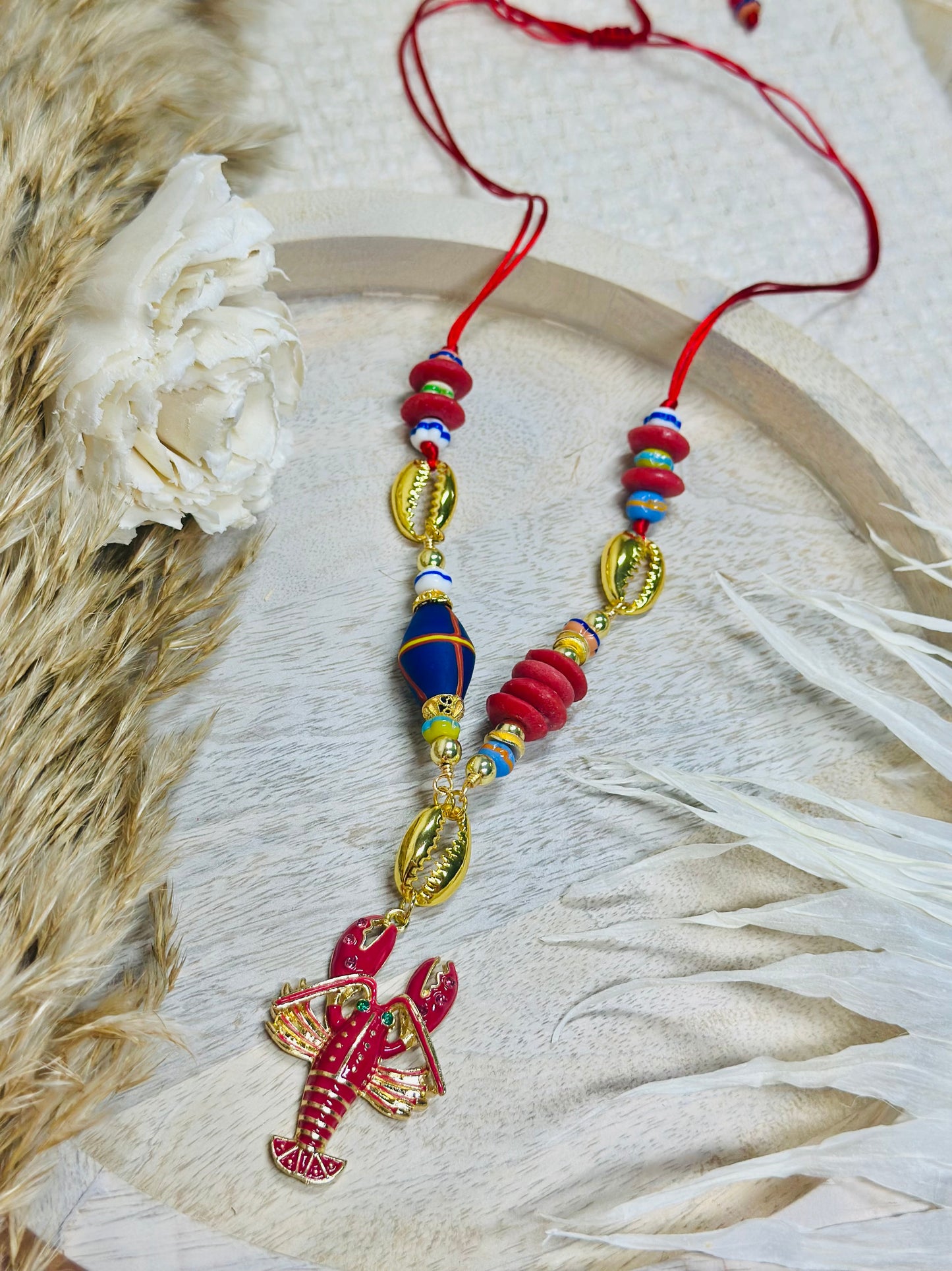 Candy lobster necklace