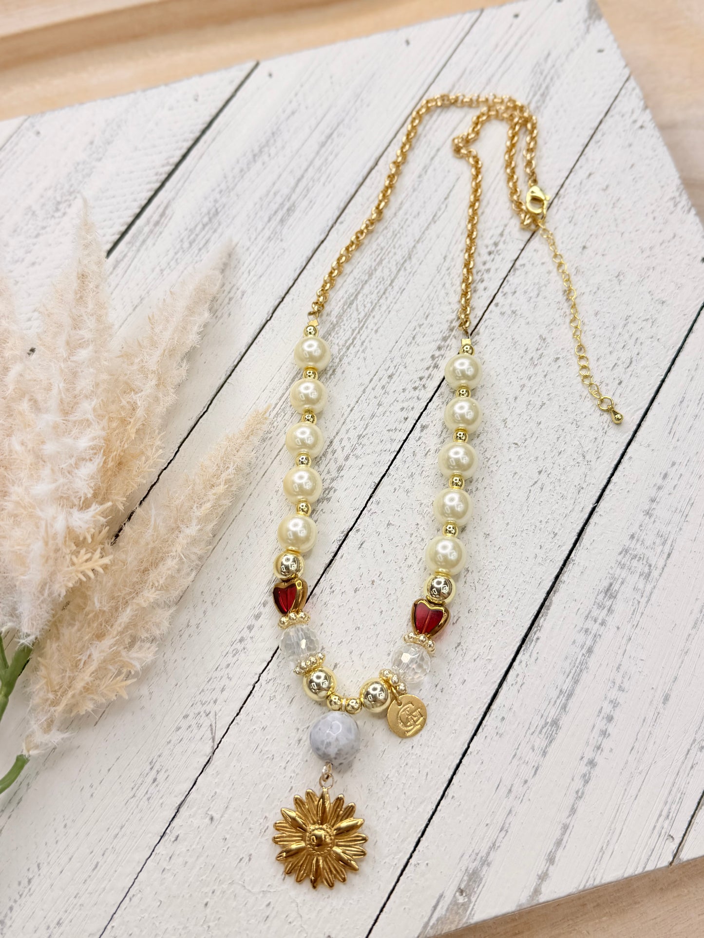 Perla del jardín necklace (precio del collar solo)