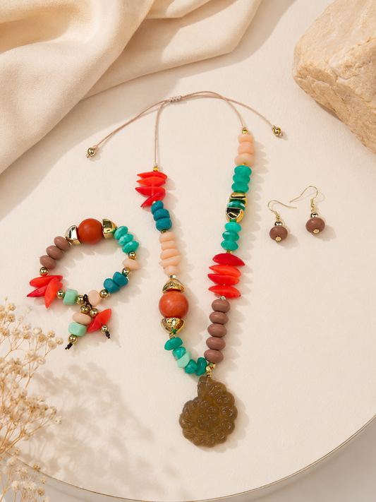 Coral del Caribe LGA-Set 3 piezas🐚