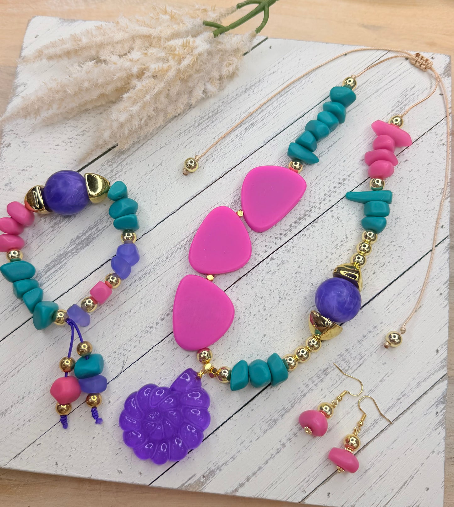 Coral del Caribe LGA-Set 3 piezas🐚