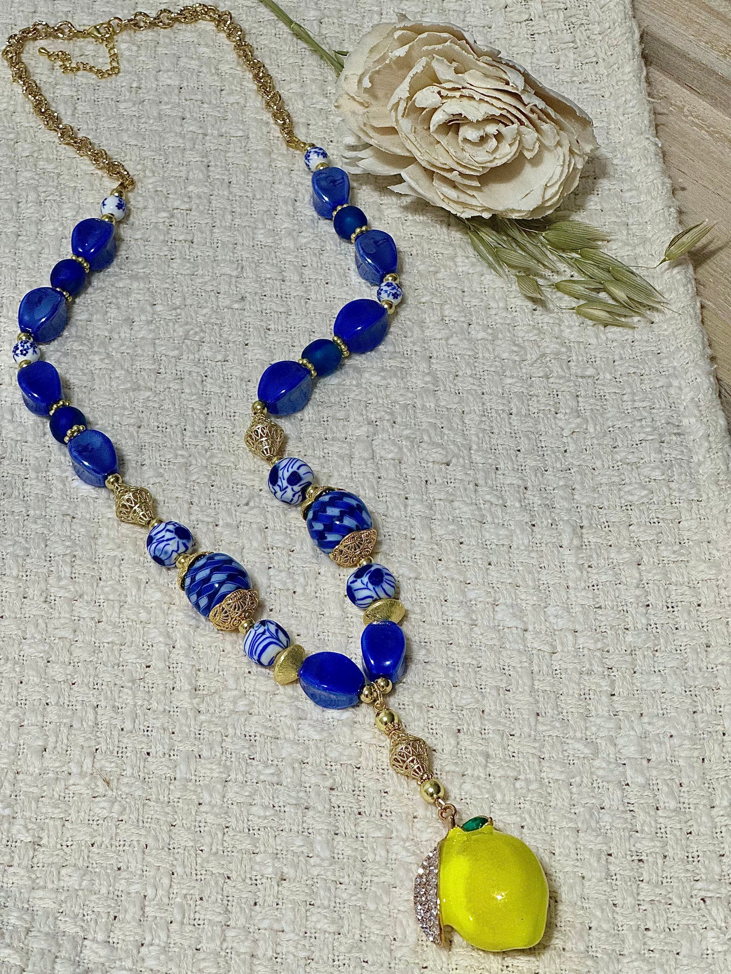 Santorini long necklace #1