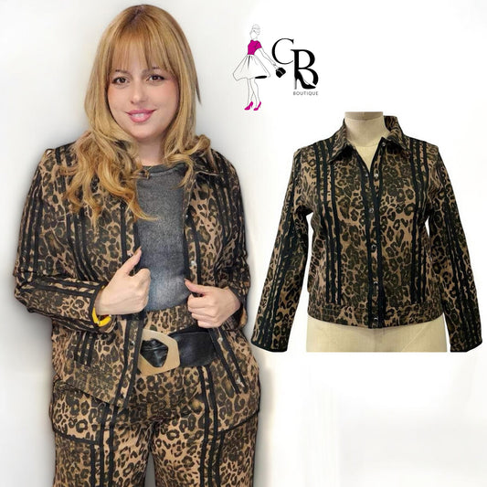 Leopard fancy jacket