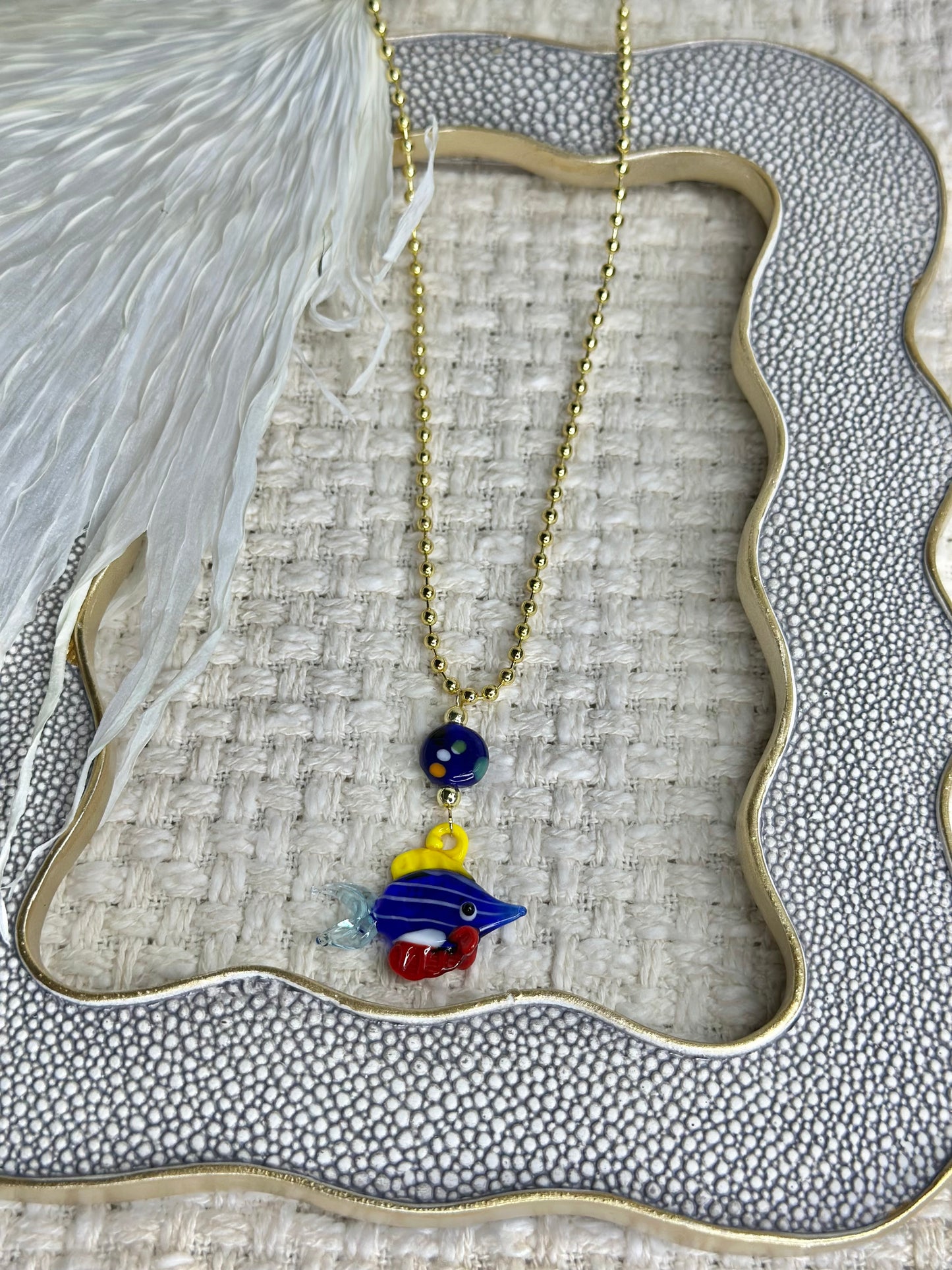 Glup Glup fish necklace