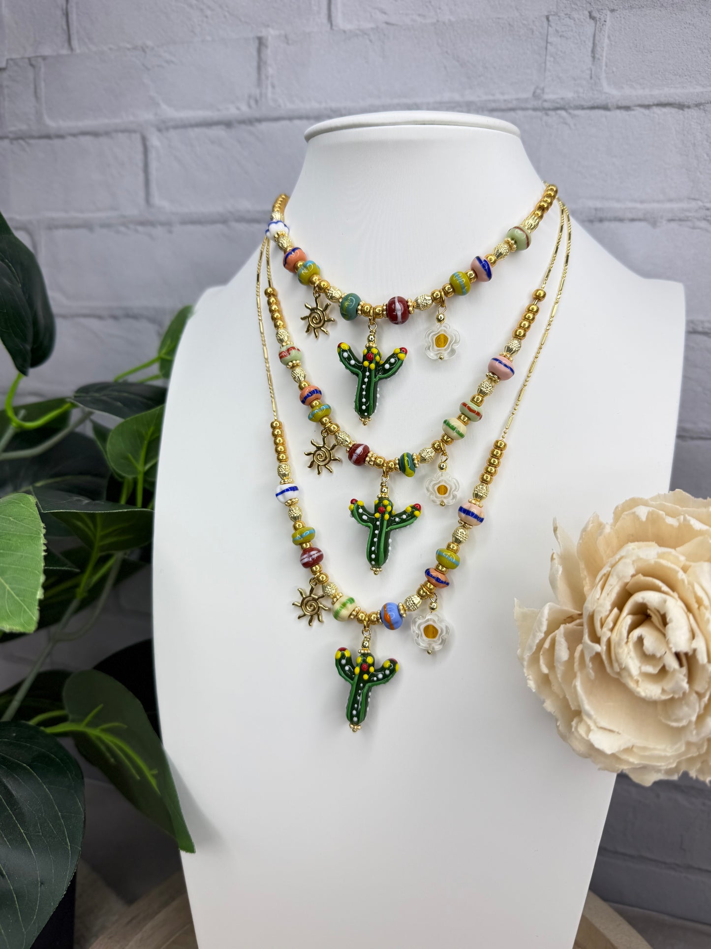 Cactus necklace LGA