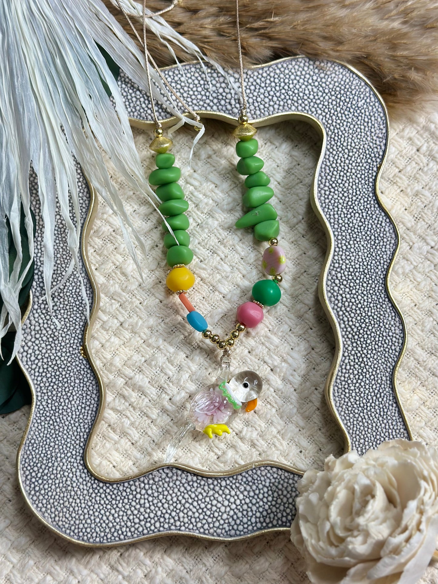 Candy Parrot necklace