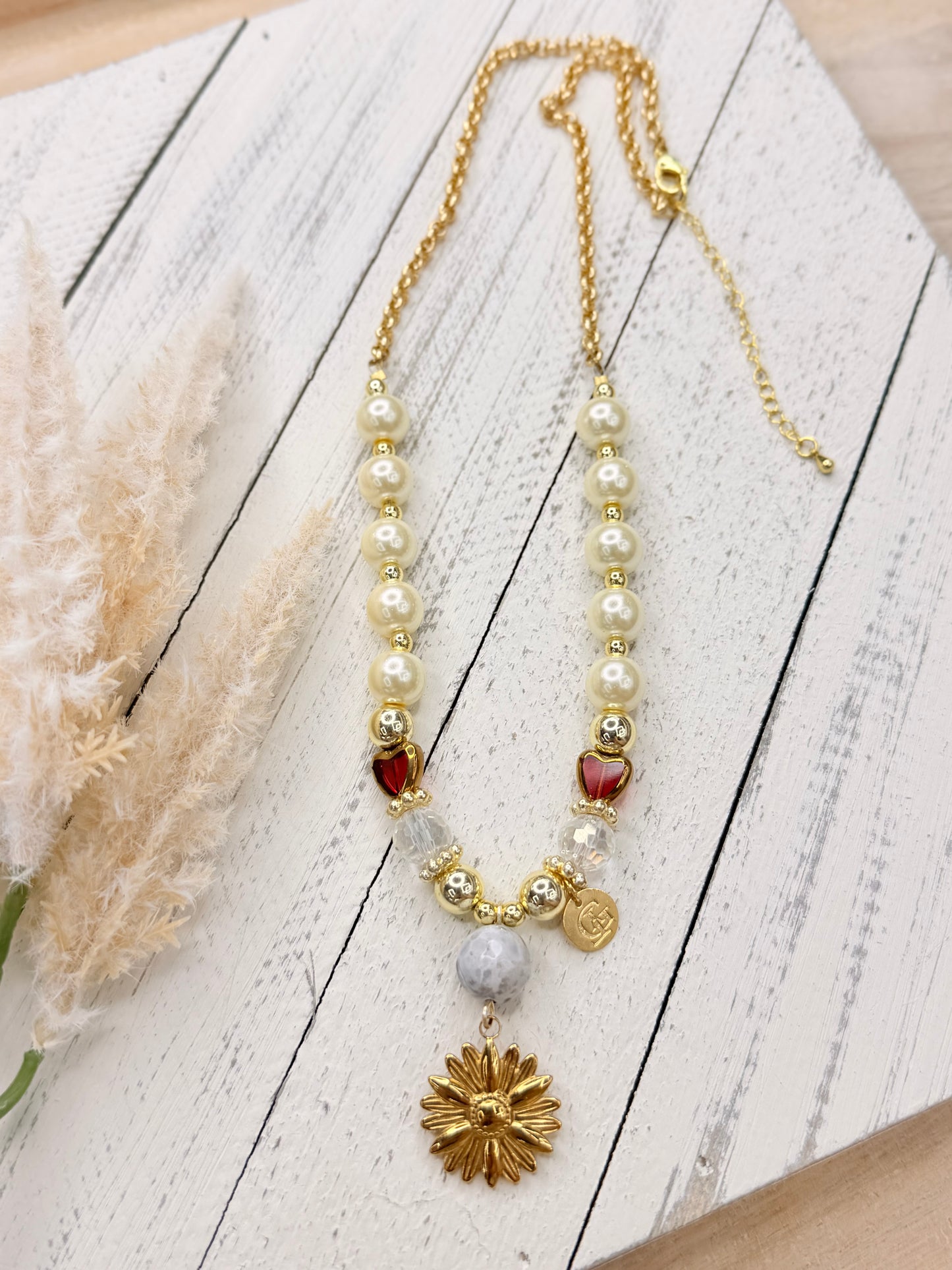 Perla del jardín necklace (precio del collar solo)