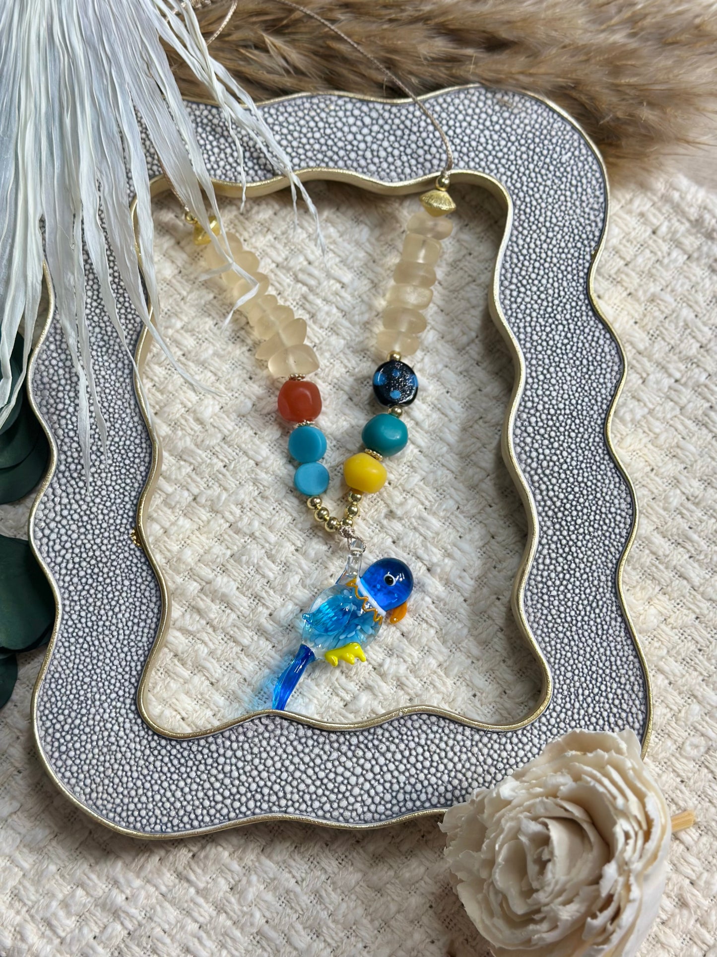 Candy Parrot necklace
