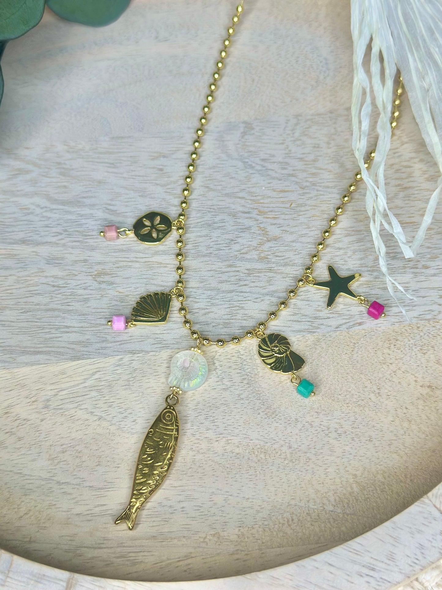 Ocean splash necklace