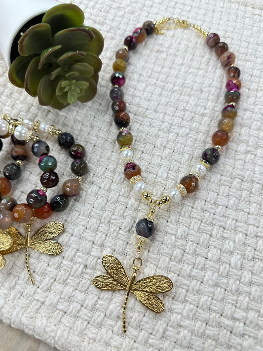 Ágatha Butterfly LGA necklace