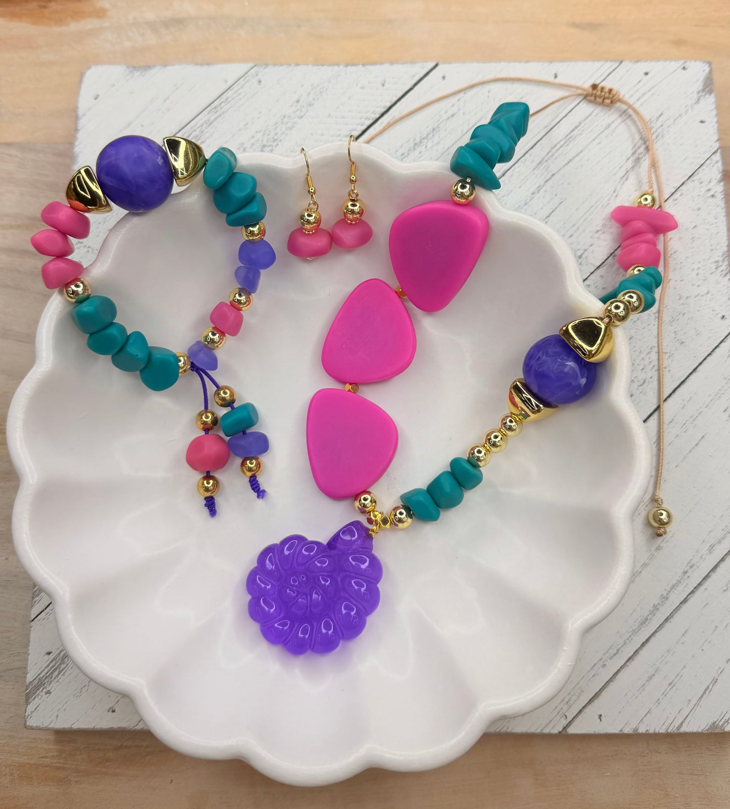 Coral del Caribe LGA-Set 3 piezas🐚