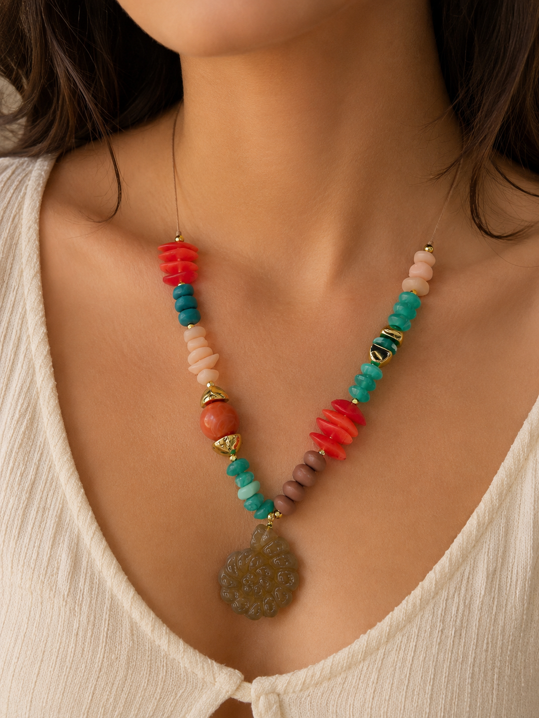Coral del Caribe LGA-Set 3 piezas🐚