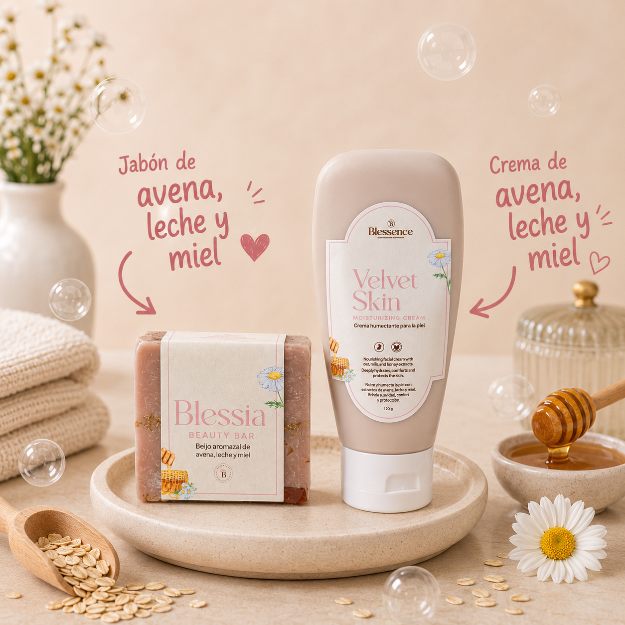 Velvet Skin crema humectante Blessence
