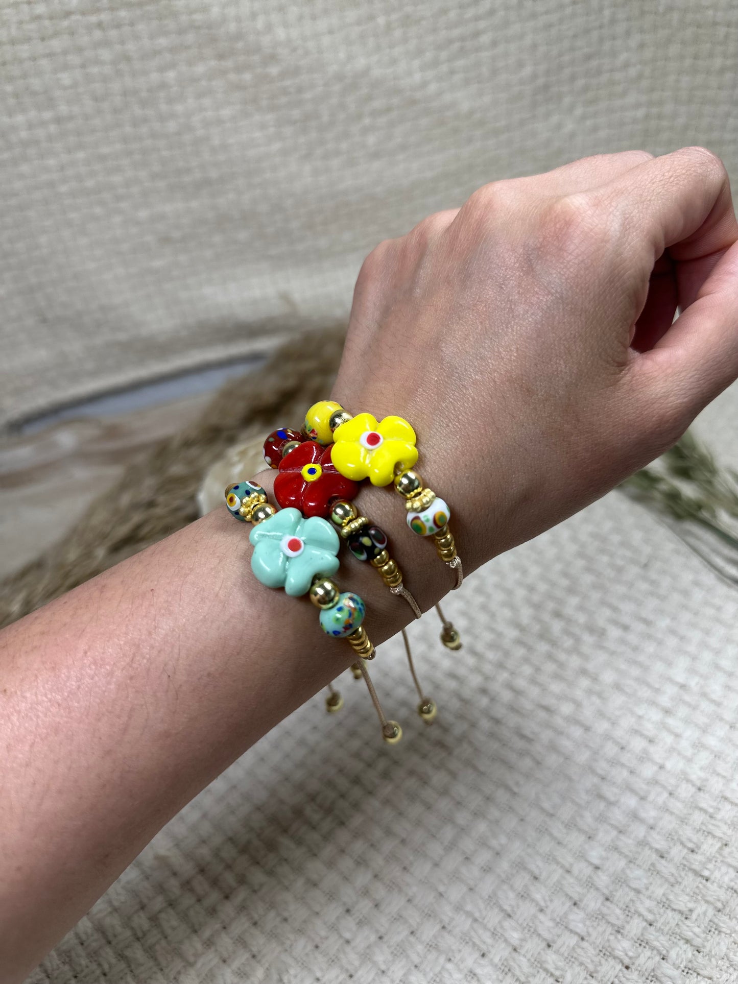 Tropi flor bracelet