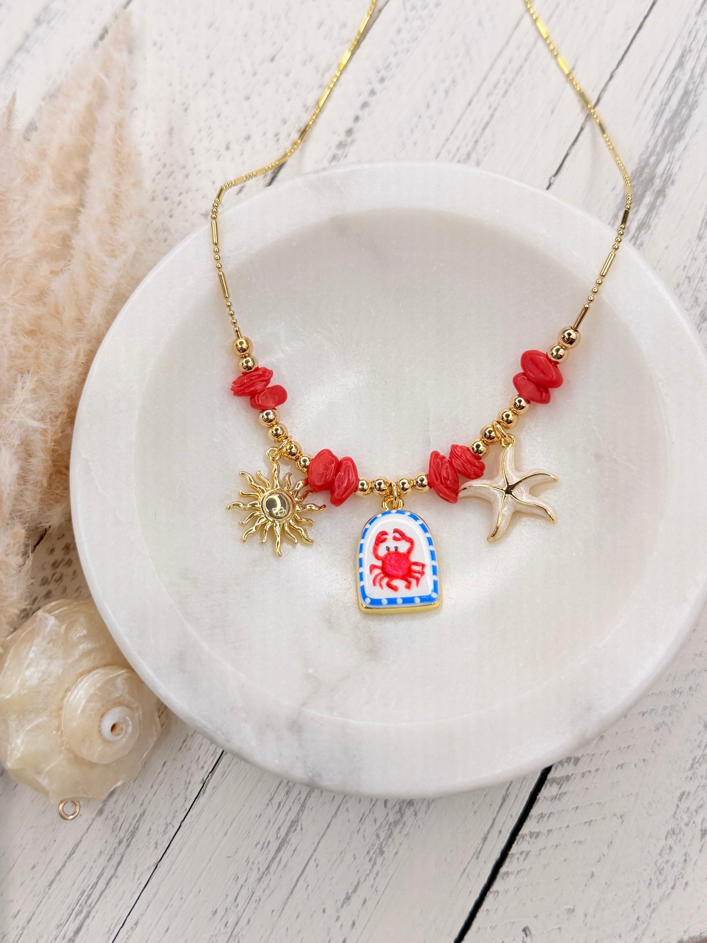 Arena Crab necklace