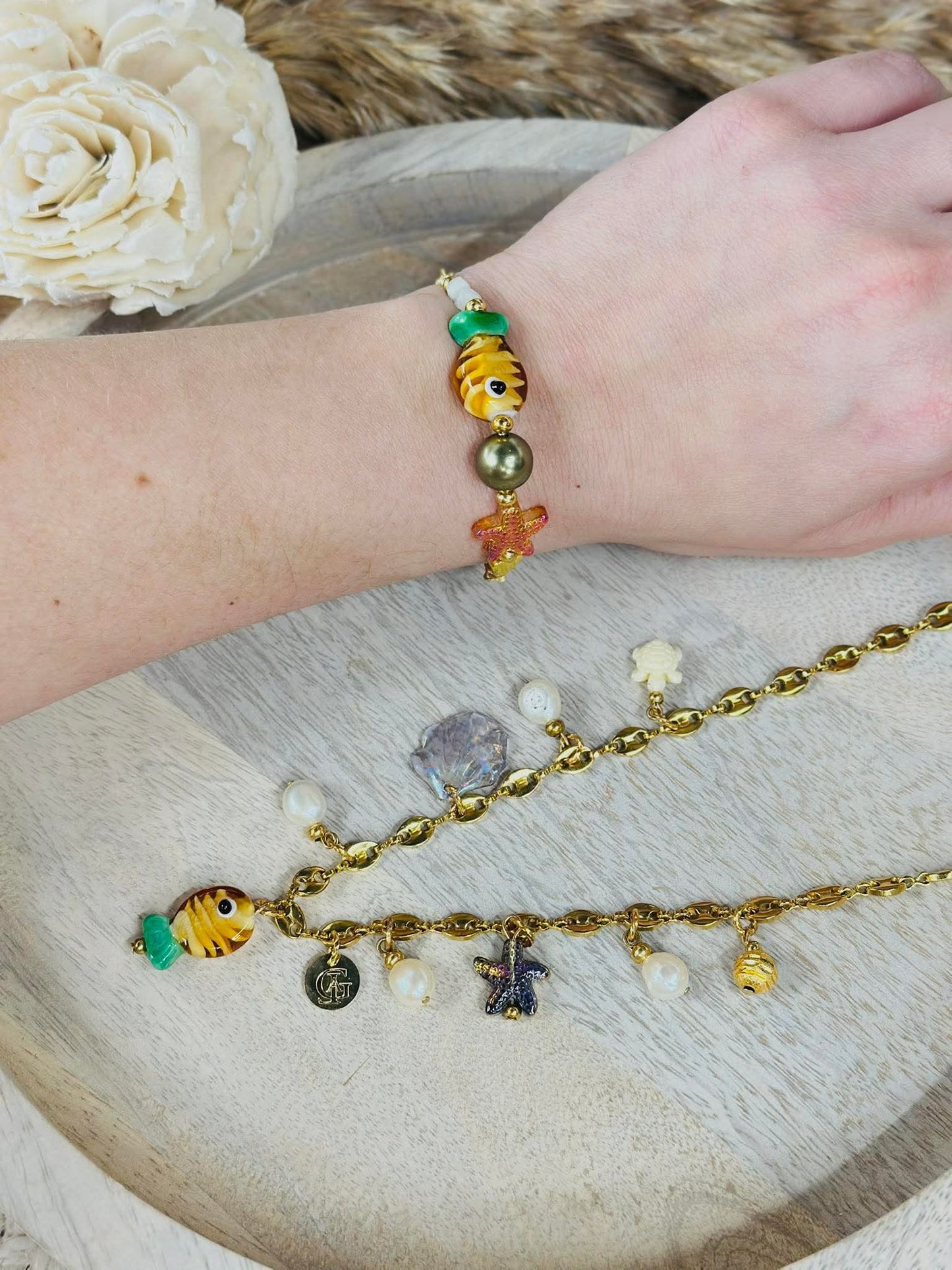 Amber guččï multi chain set