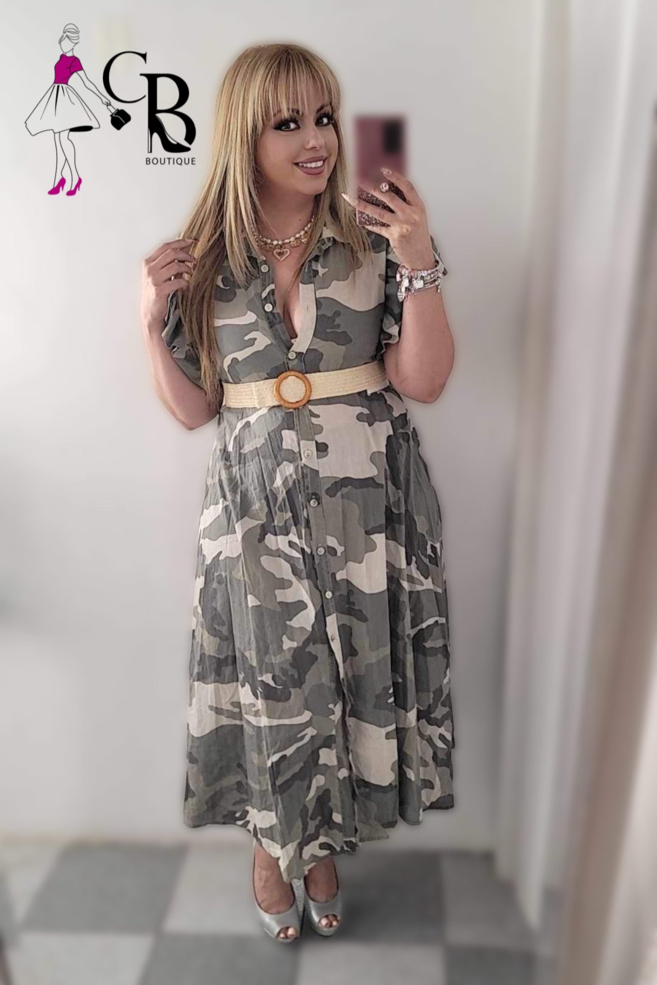 Militar Midi Dress