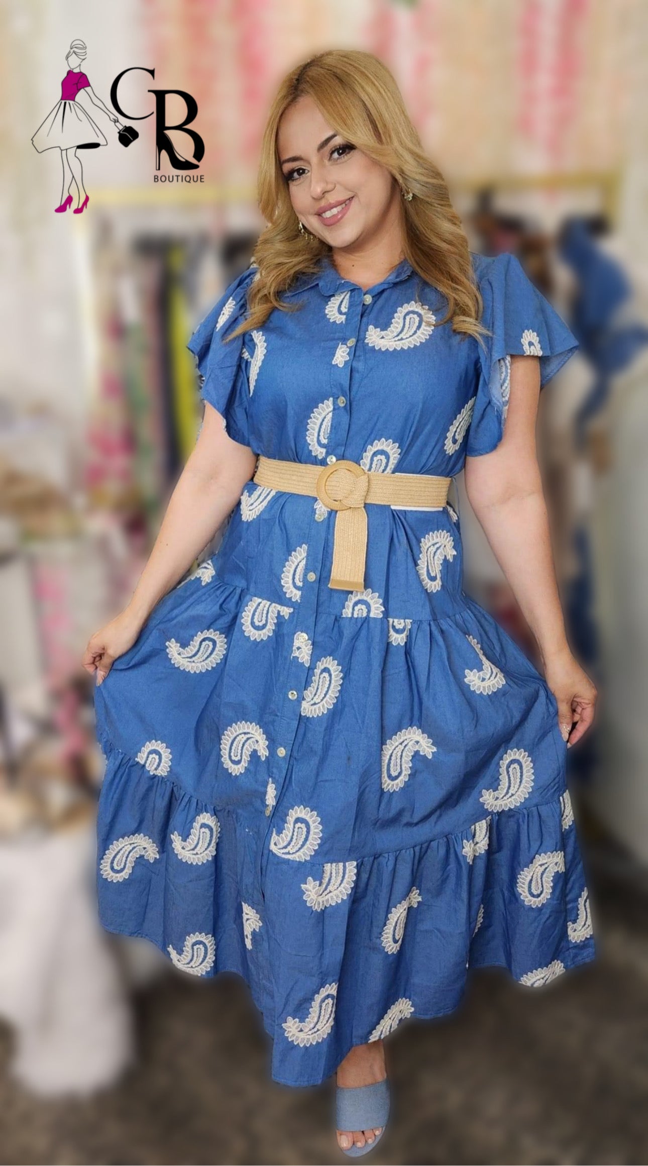 Jean Mandala Dress