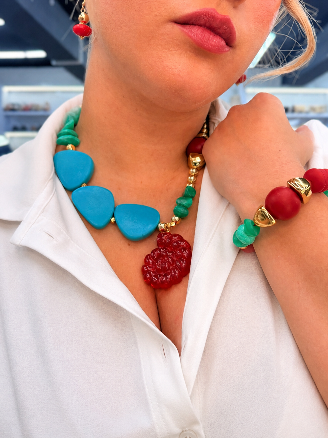 Coral del Caribe LGA-Set 3 piezas🐚