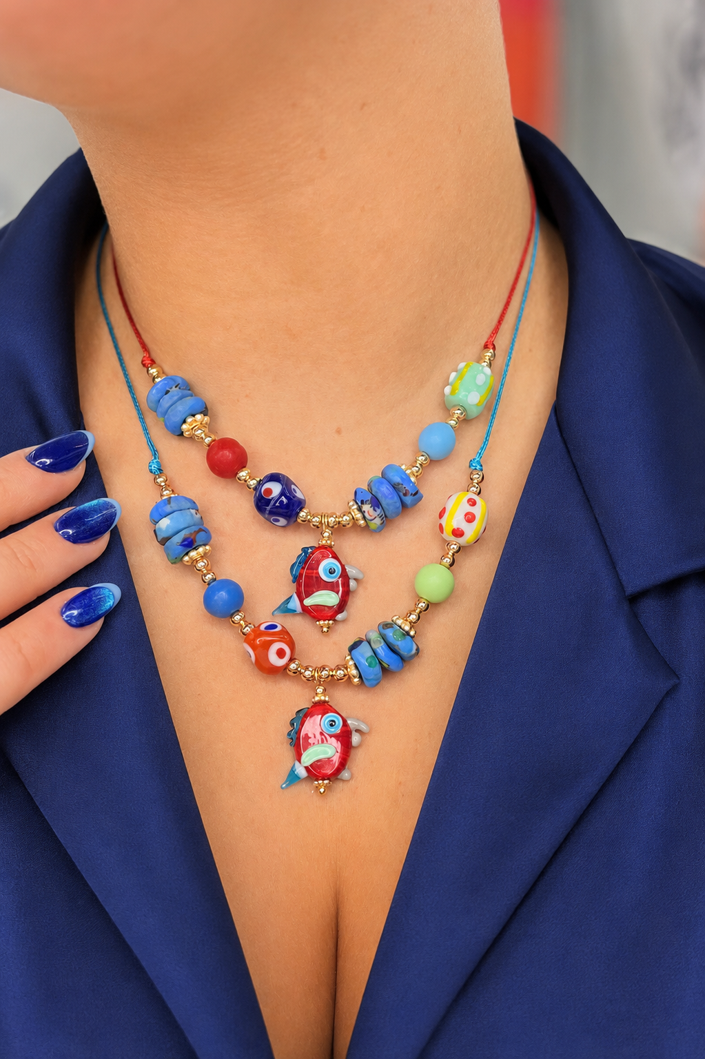 Red Parrot Necklace