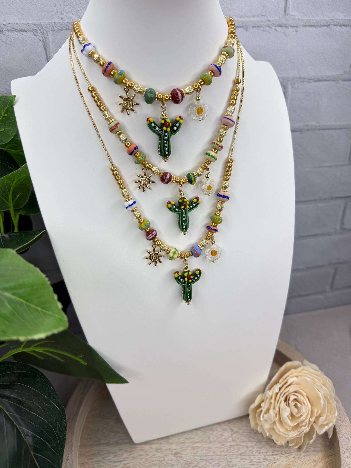 Cactus necklace LGA