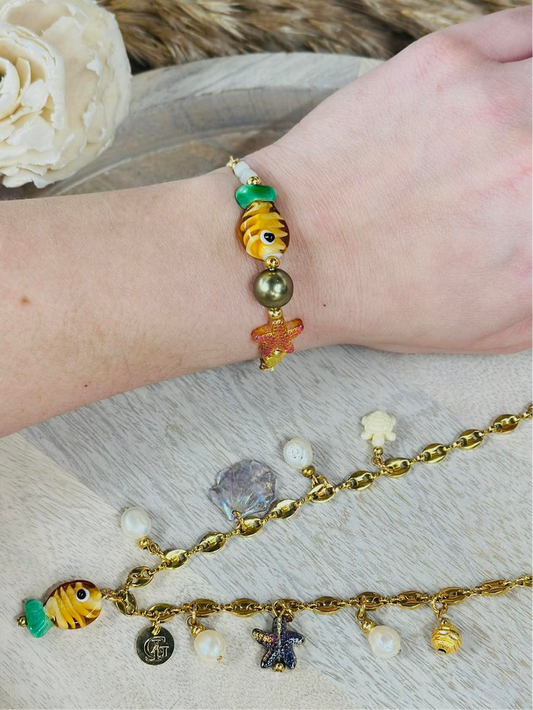 Amber guččï multi chain set