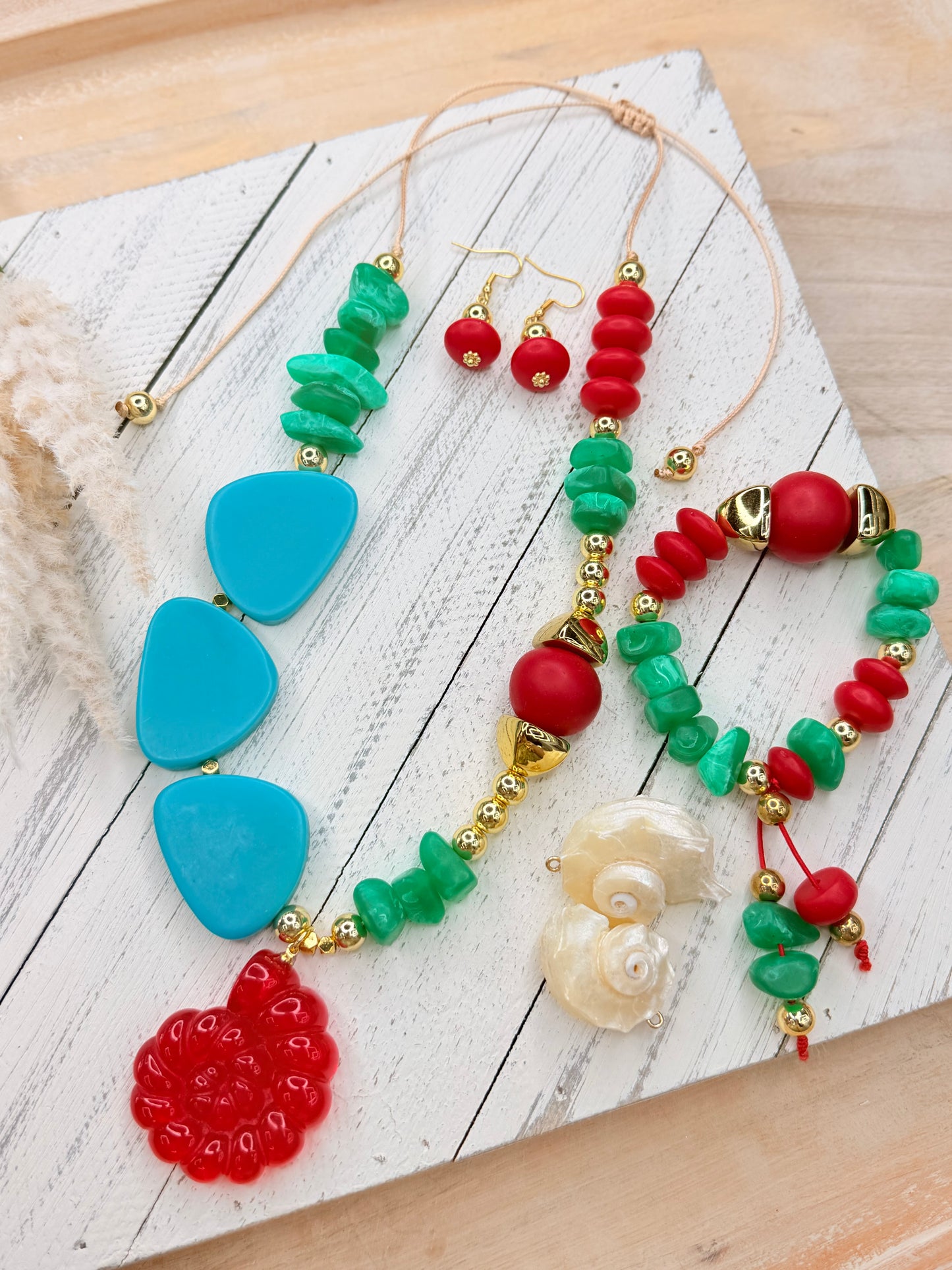 Coral del Caribe LGA-Set 3 piezas🐚