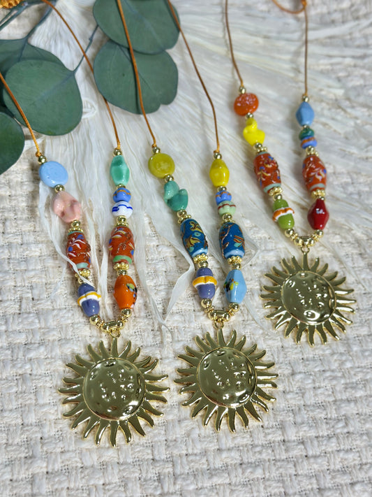 Colorines Sun necklace