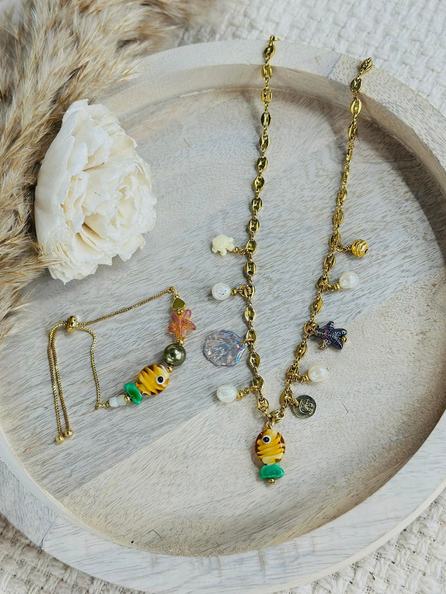 Amber guččï multi chain set