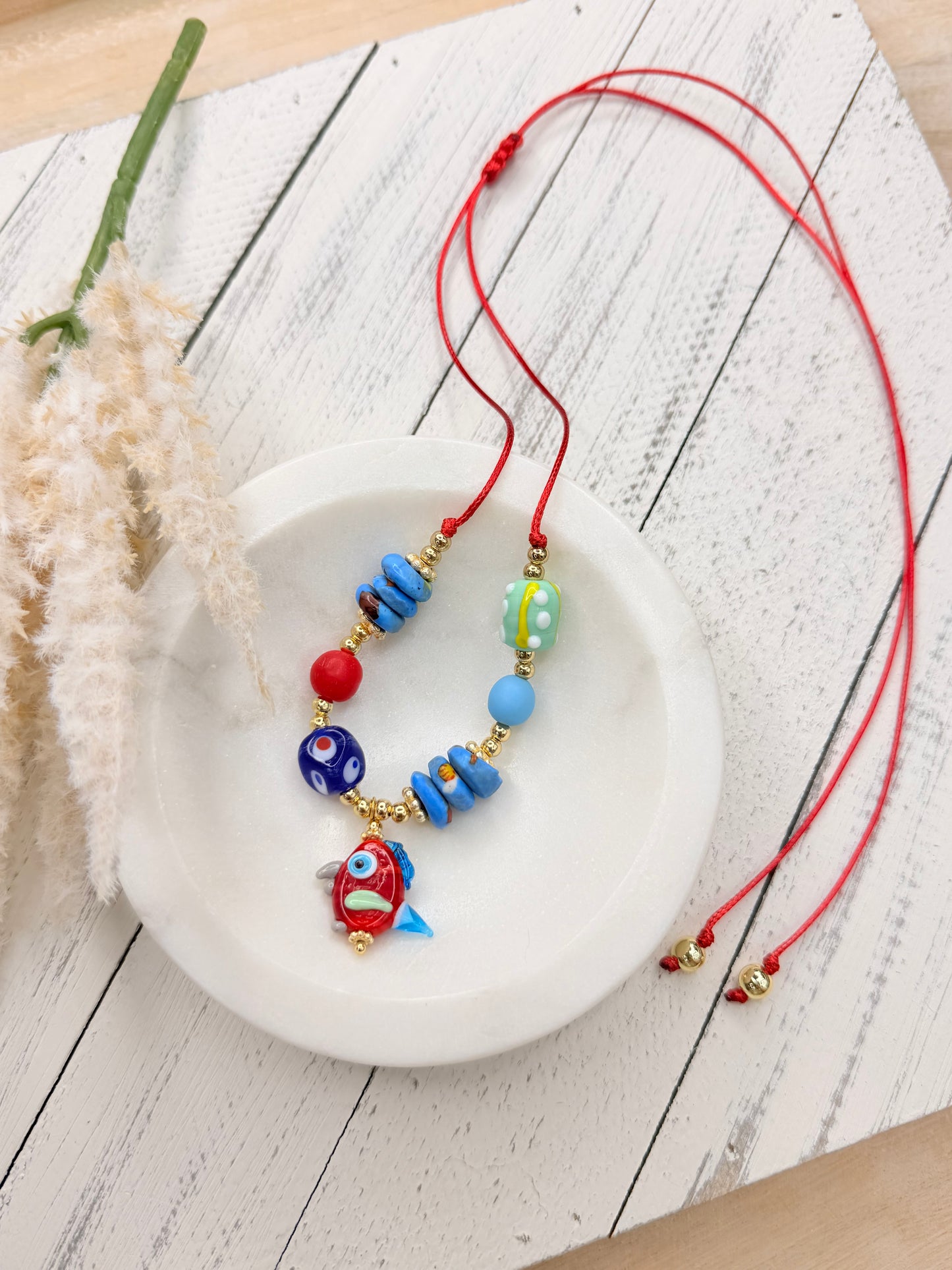 Red Parrot Necklace