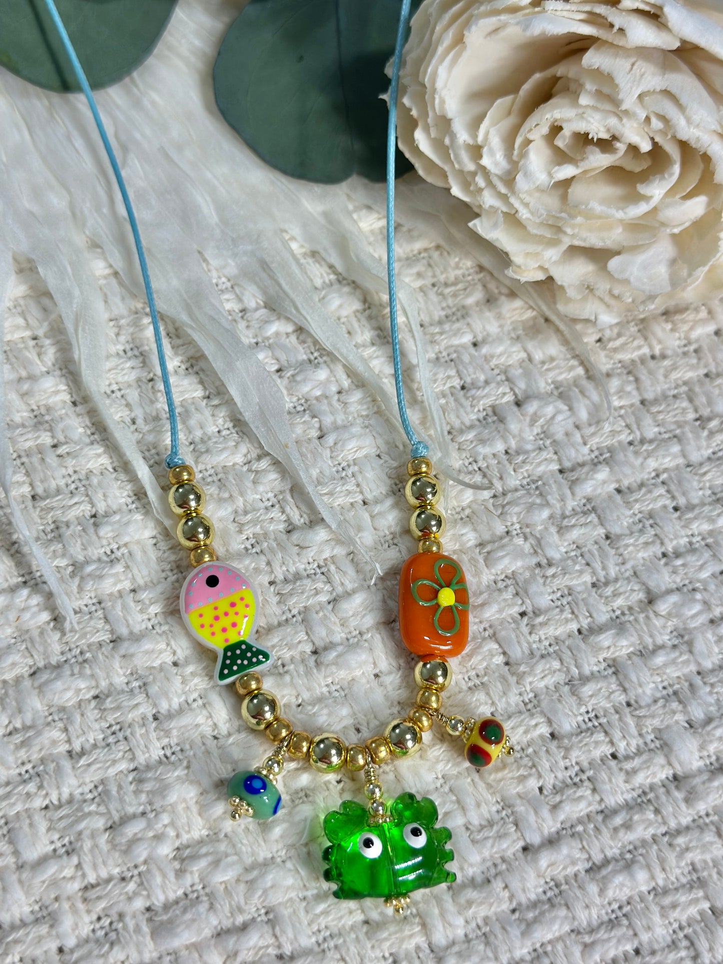 Candy cube crab necklace (only necklace)